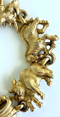 Vintage signed AJC Noah’s Ark gold tone link bracelet animals 7 inches