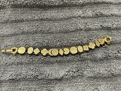 Victorian Style Slide Bracelet. Unsigned. Needs Repair Or Use for Craft Project.