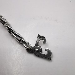 Vintage Beautiful Jewelry Chain,925 Sterling Silver,Signed ,Handmade 7,45g