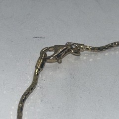 Vintage Italy Sterling Silver 925 Twisted Box Chain Necklace 18″