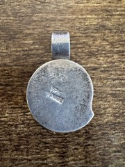 Vintage Modernist Sterling Silver 925 Spiral Pendant – Mexico