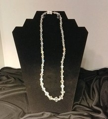 Vintage 1950s 10″ Austrain Cut Crystal Aurora Borealis Necklace