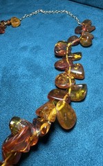 Huge Vintage Amber Necklace 121.9 Grams