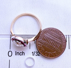 Vintage 18ct Gold Diamond & Ruby Cocktail Ring 0.60ct Natural Old Cut Size 6.75