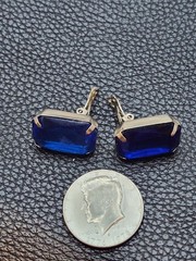 Vintage Art Deco Clip-On Earrings Multicolor Costume Jewelry Fashion MCM S1