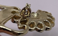Lion Floral Mane Brooch Pin Fashion Jewlery Gold Vintage Style 1.25″Lot Of 2