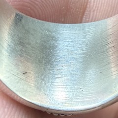 REED & CO Sterling 2008 Lab-Created Sapphire School Ring Size 6