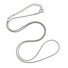 Vintage Sterling Silver 925 Snake Chain Necklace 16″-18″