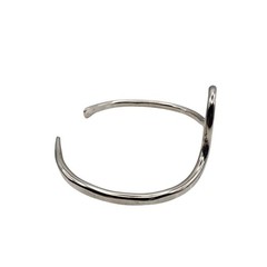 Sterling Silver Cuff Bracelet Modernist Abstract Sculptural 925 Bangle 15g Vtg