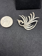 VINTAGE MODERNIST ARJ HECHO EN MEXICO D.F. 925/1000 STERLING SILVER BIRD PIN