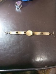 Vintage 1960’s Mexico Turquoise And Mixed Metals Possibly Mixed With Silver