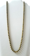 Vintage Marbled Enamel Metal Bead Necklace “Oops a Daisy”