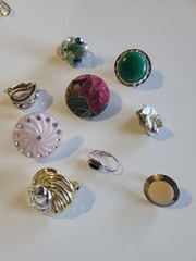 Miscellaneous Vintage Small/Mini Craft Jewelry Lot-Unique Items Charms