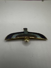 Egyptian Horus God of the Sky TBM Bird Brooch Used Excellent Condition