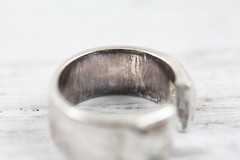 LINKS OF LONDON STERLING SILVER 925 RING SIZE 6 3/4 DESIGNER CUFF BEAUTIFUL