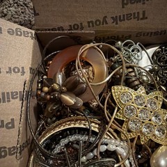 Vintage to Now Jewelry Lot, All Wearable Untested. No Broken. Box A9