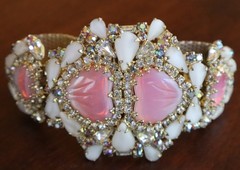 Hobe Mayorka Bracelet Signed Vintage Rhinestones