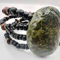 Vintage 90s Boho Multi-Strand Beaded Bracelet Statement Women’s Classic Jewelry