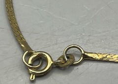 1/20 14K GF Gold Filled 20” Serpentine Necklace Spring Clasp 5g