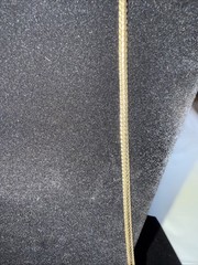 Vintage Monet Box Chain Necklace 24″ Long Gold-Toned EUC