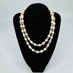 4 Vintage Costume Necklaces Varied Lengths Colors And Shapes All Wearable