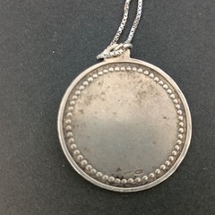 Theater Mask Silver Pendant Necklace Drama Comedy Art Vintage Masks Dramatic