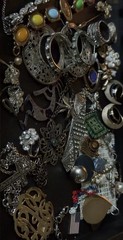 Vintage Wear Repair Repurpose Lot ~ 50+ Items ~ Necklace Pendant Brooch Ring Pin