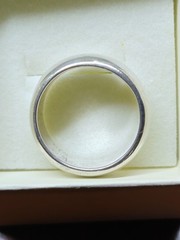 Vintage Sterling Silver 925 Men’s Dome Band Ring Size 9.75 Wide 8mm 6.2g