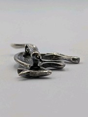 Vtg Sterling Silver Marcasite Large Kangaroo Animal Australia 925 Brooch – 12.3g