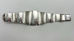 Vintage Sterling Silver & Enamel Bracelet From Siam 49.18 Grams