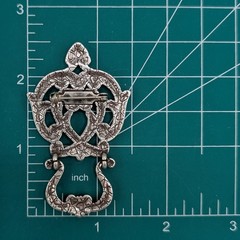 Brighton Chantilly Doorknocker Brooch Glasses Holder Hearts Articulated