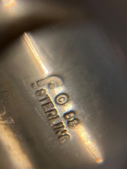 OLD PAWN REVIVAL CAROL FELLEY STERLING STORYTELLER s6 RING 925 040319@