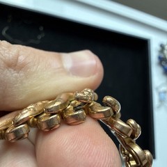 Vintage Sweetheart Expandable WWII Era Gold Plated Bracelet Patented