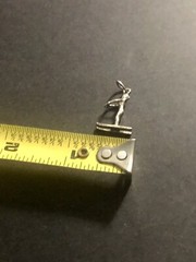VTG Beau 925 Sterling Silver Water Ski Woman Necklace Pendant/Bracelet Charm