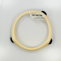 IPPOLITA OFF WHITE RESIN ONYX STERLING SILVER 925 BANGLE 8″ BRACELET NEW LUXURY