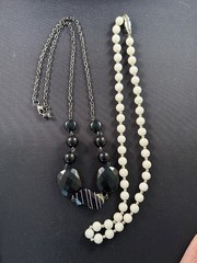 Vintage To Modern Costume Jewelry Lot 100% Wearable Or Resell Necklaces + J24