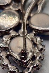 Vintage Juliana, Delizza & Elster Verified Blue Brooch Silver Toned Metal