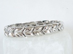 Vintage Sterling Silver 925 Stampato Link Adjustable Bracelet 22 Grams
