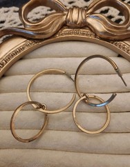 3 Pair Of Vintage Mixed Metal Dangle Earrings 1 Pair Sugarfix
