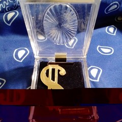 18KT Gold Plated Gold Dollar Sign Fashion Jewelry Pin Brooch