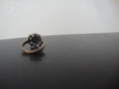 VINTAGE 1970-80s MARCASITE RING STERLING SILVER STAMPED 925 SZ 5.25