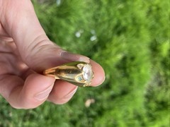 Vintage Uncas 18kt Gold Plated Ring Size 9
