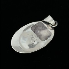 Vintage ASC 925 Sterling Silver Lapis Lazuli Channel Inlay Pendant, 6.3g, Qty. 2