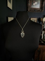 Camphor Style Glass Bottle Lariat Necklace Co