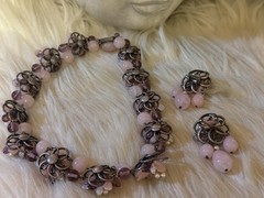 Louis Rousselet For Chanel 1930’s OR 1950’s ERA Stunning And Glamorous Pink Set!