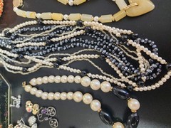 Vintage jewelry set of 36 in vintage box