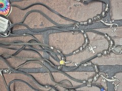 Vintage 90s Y2k Leather Charm Necklace Random Pack Of 12
