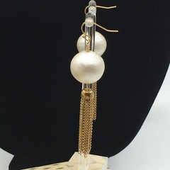 Shoulder Duster Earrings French Wire Hook 3.5″