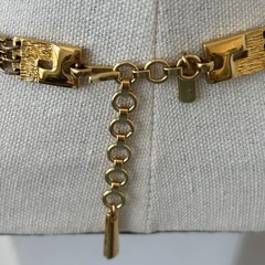 Vintage Monet Gold Tone 3-Strand Necklace Adjustable Length 16-18”