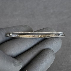 Antique Sterling Silver Engraved Bar Brooch Link & Angell L&A Pre 1915